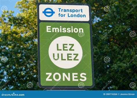 Uxbridge London England 12 July 2023 Newly Installed Ulez Signage