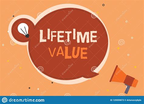 Conceptual Hand Writing Showing Lifetime Value Business Photo