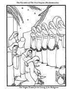 Ten Virgins Parable Coloring Sheets Coloring Pages The Best