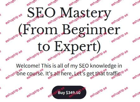 Jaume Ros Seo Mastery From Beginner To Expert Eshoptrip