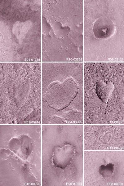 Nasa Spots Mysterious Heart Shaped Craters On The Tumbex