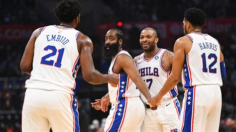 Joel Embiid James Harden Pj Tucker Tobias Harris Sixers Getty Images