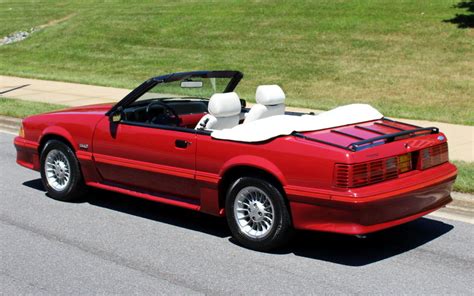 1987 Ford Mustang 1987 Ford Mustang Gt Convertible For Sale Classic Cars Muscle Cars