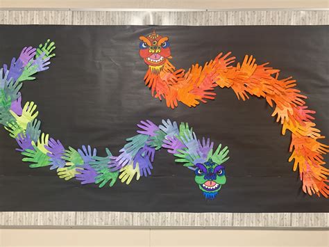 Lunar New Year Painted Lion Or Dragon Collaborative Art Project — Mme