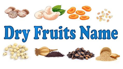 Learn All Dry Fruits Name Learn Dry Fruits Names In English Toddler