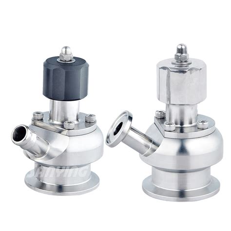 Food Grade Stainless Steel Manual Sanitary Tc Quick Loading Sampling Valve With Steel Handle