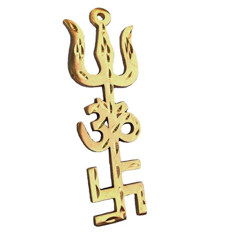 Buy Divya Mantra Trishakti Yantra Trishul Om Swastika Decorative