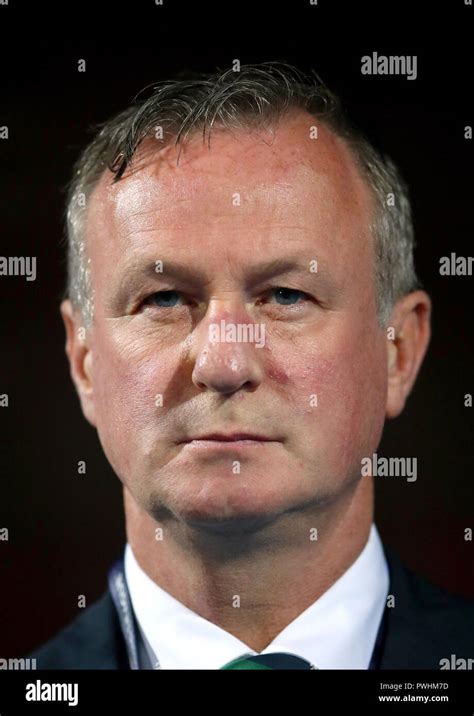 Northern Ireland manager Michael O'Neill Stock Photo - Alamy