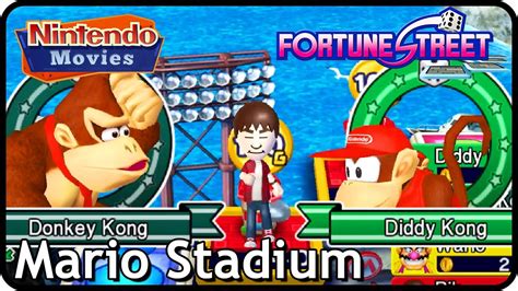 Fortune Street Super Mario Tour Mario Stadium Rik Vs Wario Vs Donkey