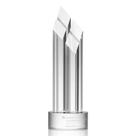 Overton Clear Towers Crystal Award OPT7781 AbleRecognition