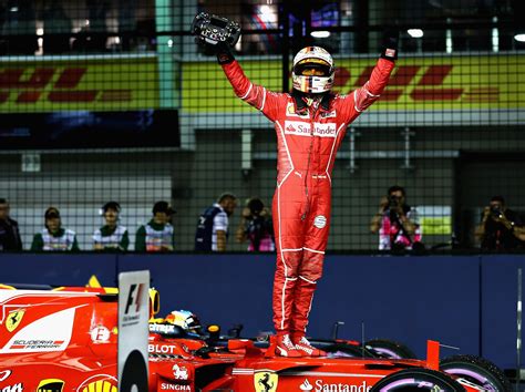 Ferraris Sebastian Vettel Secures Pole Position With An Incredible Lap