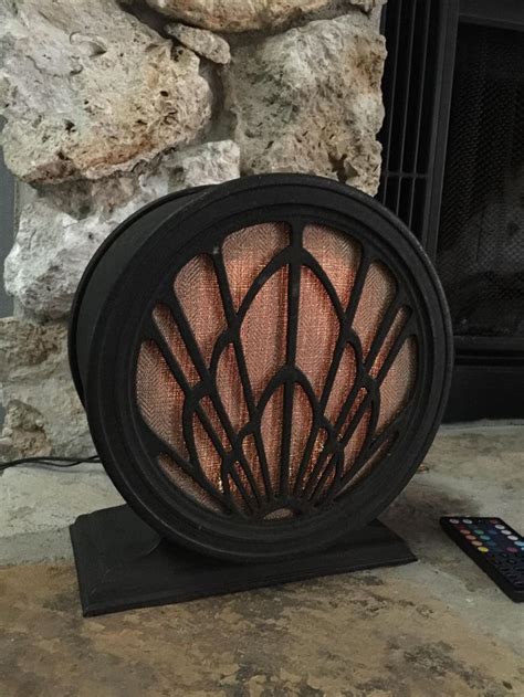 Art Deco Cast Iron Speaker With Echo Dot