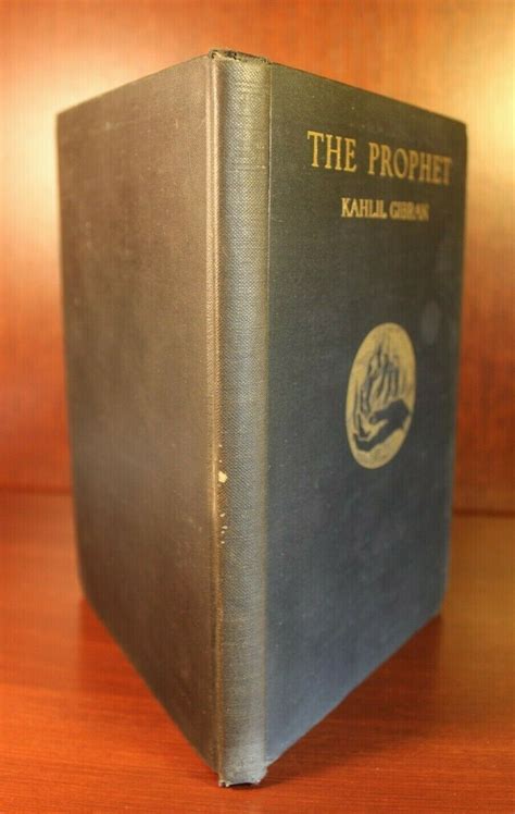 The Prophet By Kahlil Gibran Very Good Hardcover St Edition