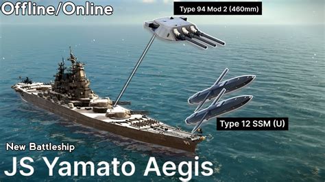 Modern Warships JS Yamato Aegis Most Powerful Battleship Yamato