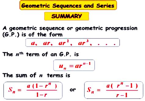 Geometric Progression Problem And Solutions ~ Target Math