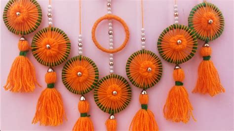 Very Easy Bangels And Woolen Wall Hanging Toran Bandhanwar Door