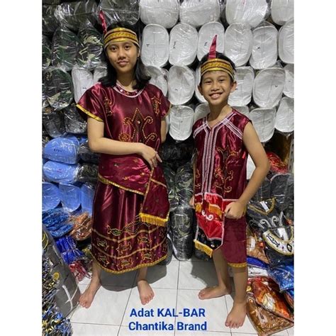 Jual Pakaian Adat Tradisional Kalimantan Barat King Baba Dan King