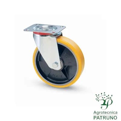 Agrotecnica Patruno Srl Ruota Girevole Poliuretano Diametro 100