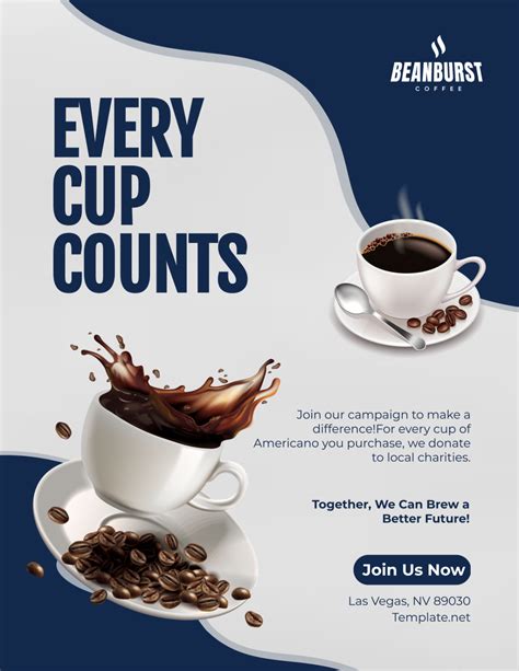 Free Cafe Campaign Flyer Template Edit Online And Download