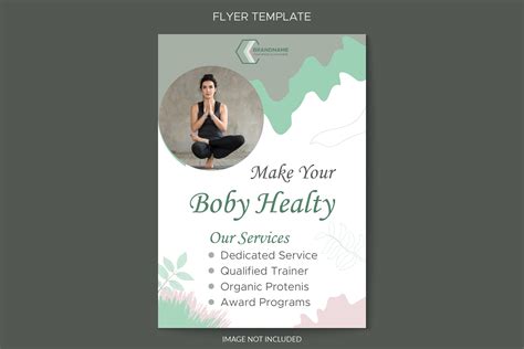 Yoga Marketing Flyer Template Graphic By Ju Design · Creative Fabrica