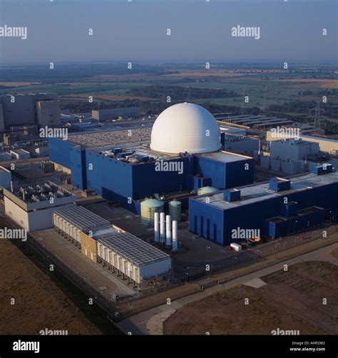 Sizewell B Nuclear Power Station Suffolk UK aerial view Stock Photo - Alamy