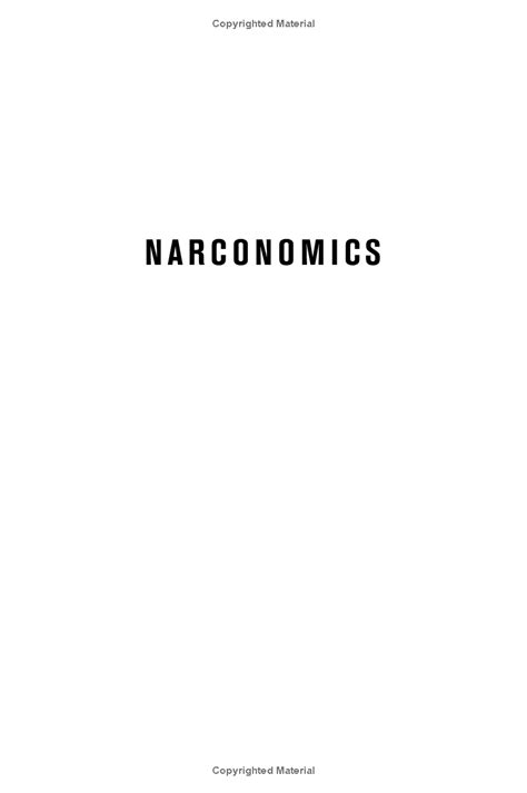 Narconomics How To Run A Drug Cartel Fahasa