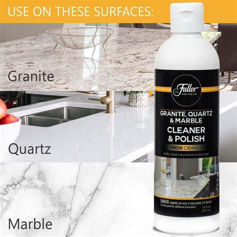 Granite Quartz Marble Countertop Cleaner And Polish Cleans And Protect Polishes — Fuller Brush