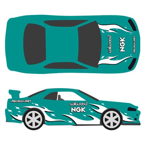 Zoku Drift White Hot Wheels Decals Decals Milo