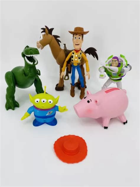 LOT DE 6 figurines articulées posables en plastique Mattel Disney Pixar