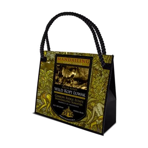 Mandailing Estate Coffee Blends Wild Kopi Luwak Whole Bean Gr