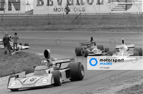 John Watson Surtees TS16 Ford Leads Niki Lauda Ferrari 312T And