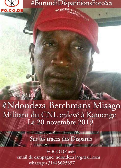 Pacifique Nininahazwe On Twitter Emmanuel Ndamwizigiye Aka