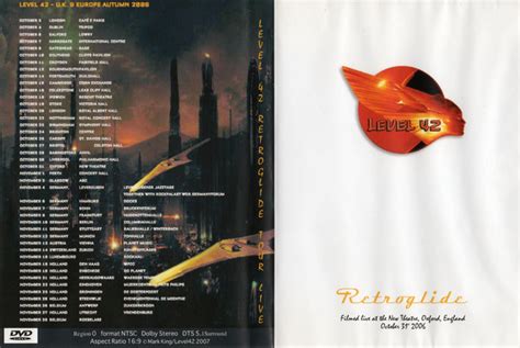Level 42 The Retroglide Tour 2007 Dvd Discogs