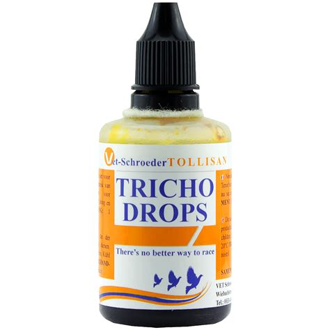 Vet Schroeder Tollisan Tricho Drops 50 Ml New York Bird Supply Wholesale