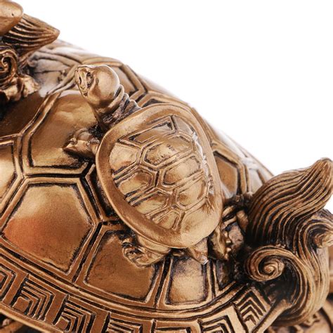 Feng Shui Dragon Turtle Tortoise Statue Figurine Lucky Wealth Ornament