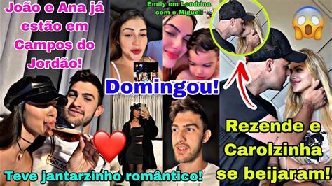 ROLOU BEIJO REZENDE E CAROLZINHA SE BEIJARAM JOÃO E ANA MOSCONI JÁ