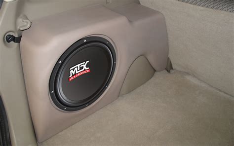 Ford Escape 2001 2004 ThunderForm Custom Subwoofer Enclosure MTX