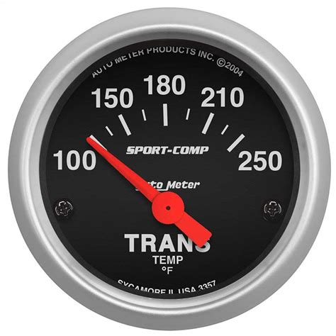 Auto Meter Sport Comp Transmission Temp Gauge 3357 Xdp