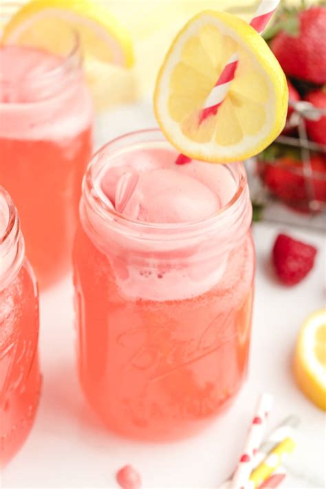 Strawberry Lemonade Sherbet Punch