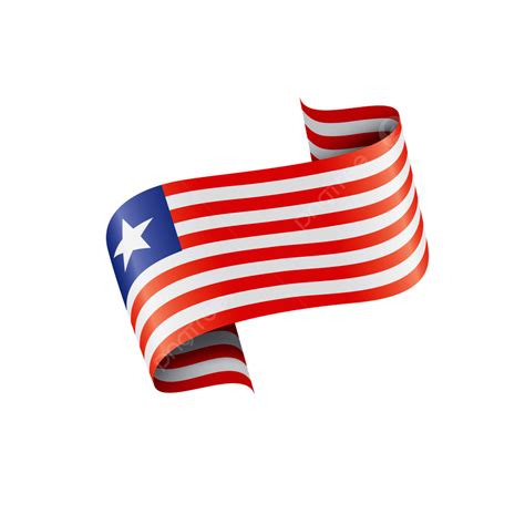 Gambar Simbol Ilustrasi Vektor Bendera Liberia Gambar Dunia