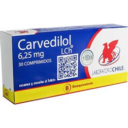 Carvedilol Comprimidos INFOMERC Vademécum Farmacéutico Bolivia