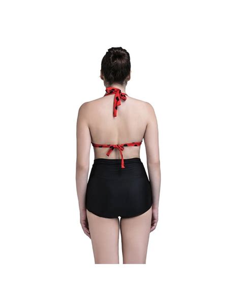 Women Swimsuits Bikini Vintage High Waist Polka Dot Plus Size Swimwear Cm Yxx Z