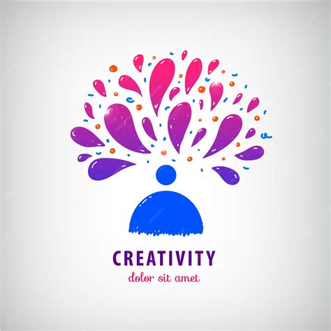 Premium Vector Vector Creative Team Imagination Art Logo Man