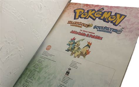 POKÉMON Heartgold Soulsilver The Official Pokemon Johto Guide