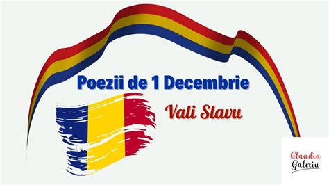 Poezii De Decembrie Vali Slavu Poezii De Ziua Rom Niei