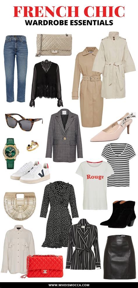 French Chic Wardrobe Essentials Die Must Haves Für Den Parisian Style