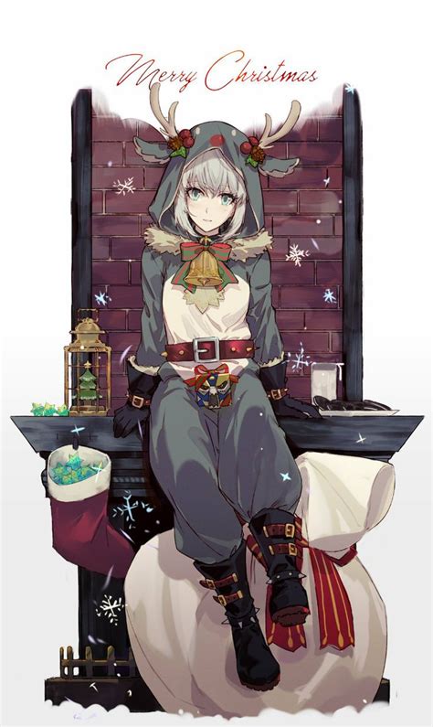 Christmas Gray Fgo Anime Anime Christmas Fate Anime Series