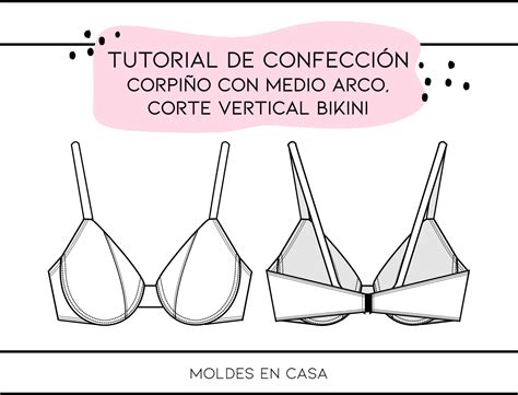 Tutorial De Confecci N Corpi O Con Medio Arco Corte Vertical Bikini Moldes En Casa