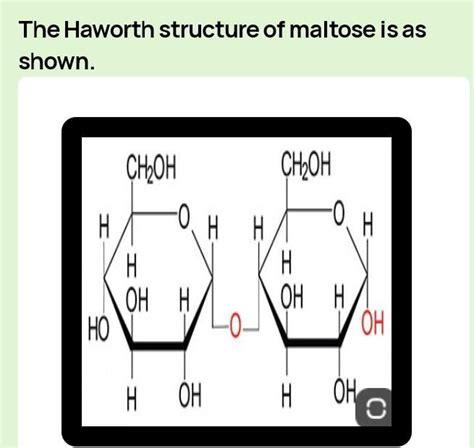 Linear Structure Of Maltose
