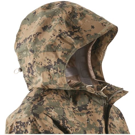 U S Military Surplus USMC Marpat ECW Hooded Jacket New 667325 Camo